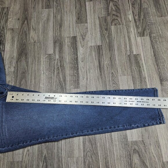 Gloria Vanderbilt Boyfriend Jeans Womens 10 Blue Medium Wash Mid Rise Stretch - Picture 8 of 10